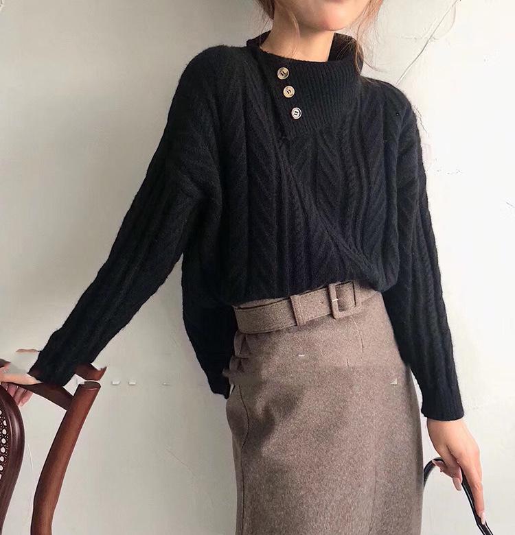 Thick Cashmere Turtleneck Sweater