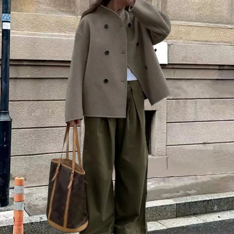 Retro Double Breasted Jacket