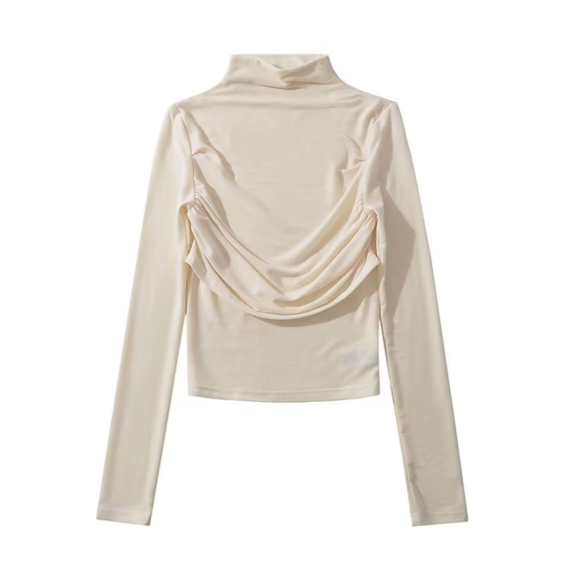 Chic Artistic Sense Fold Base Shirt