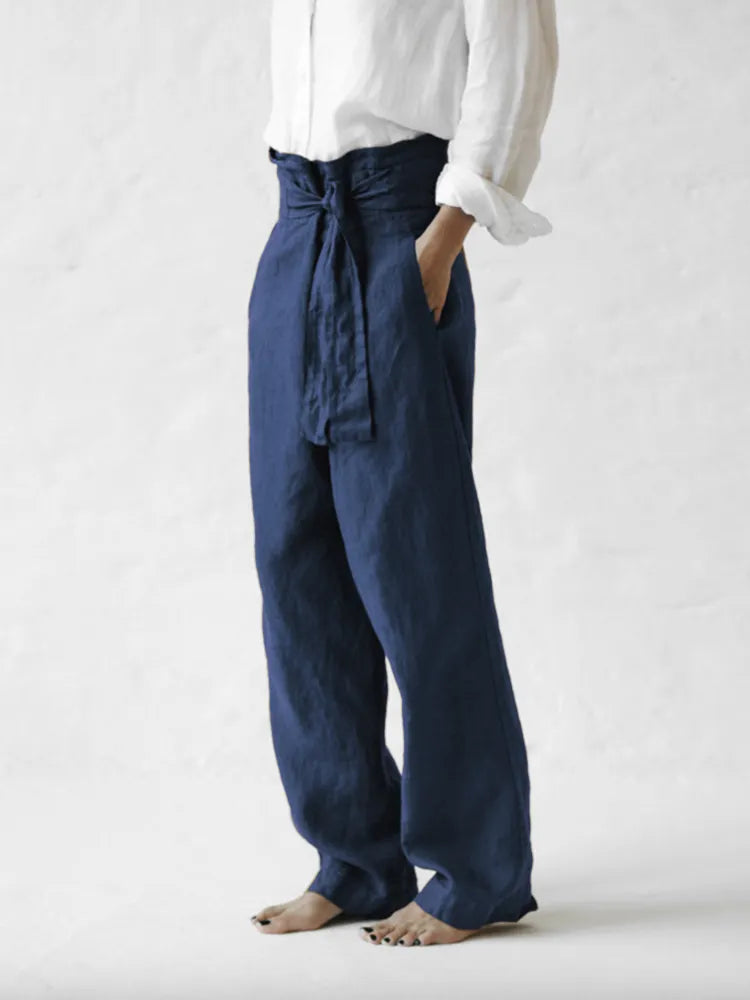 Comfy Wrap Wide Leg Pants