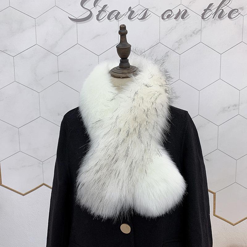 Warm Long Fur Collar Scarf