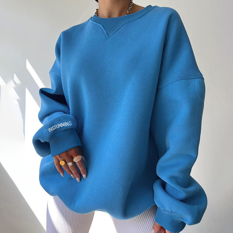 Loose Casual Printed Sweatshirt