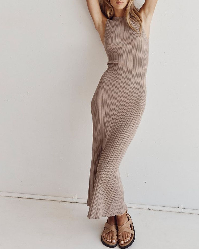 Casual Sleeveless Long Dress