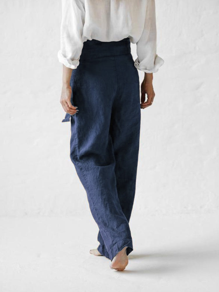 Comfy Wrap Wide Leg Pants
