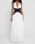 Fashion V-neck Contrast Dress
