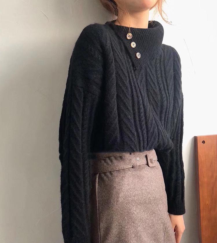 Thick Cashmere Turtleneck Sweater