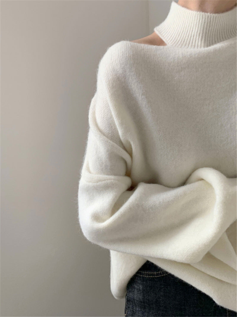 Irregular temperament sweater