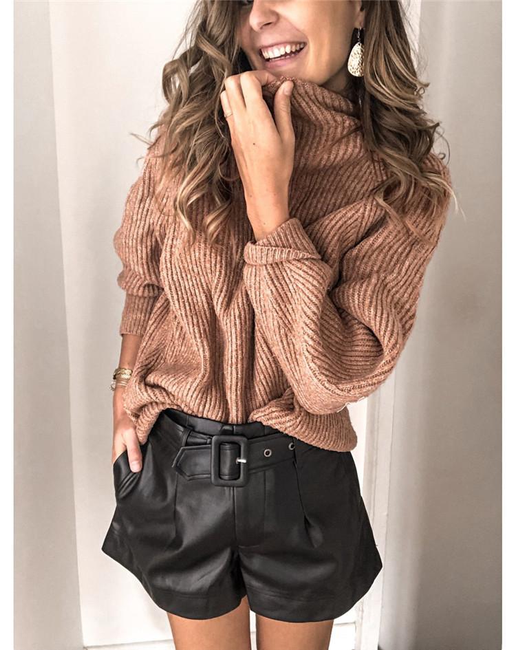 Exclusive Thickened Casual Jacquard Sweater Top