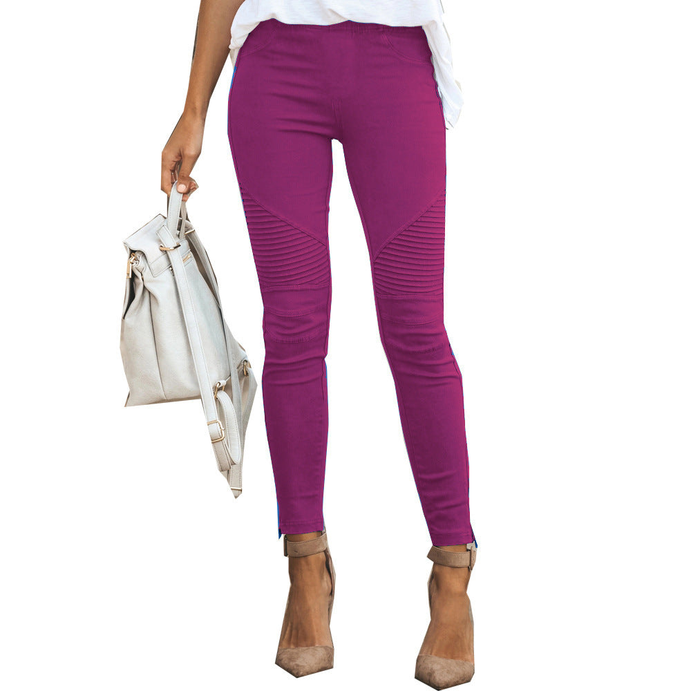 Women's Slim Tight Elastic Pants