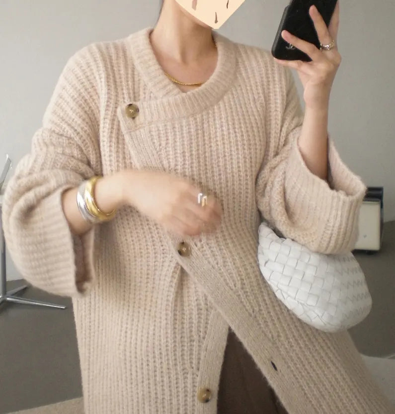 Minimalism Longline Cardigan