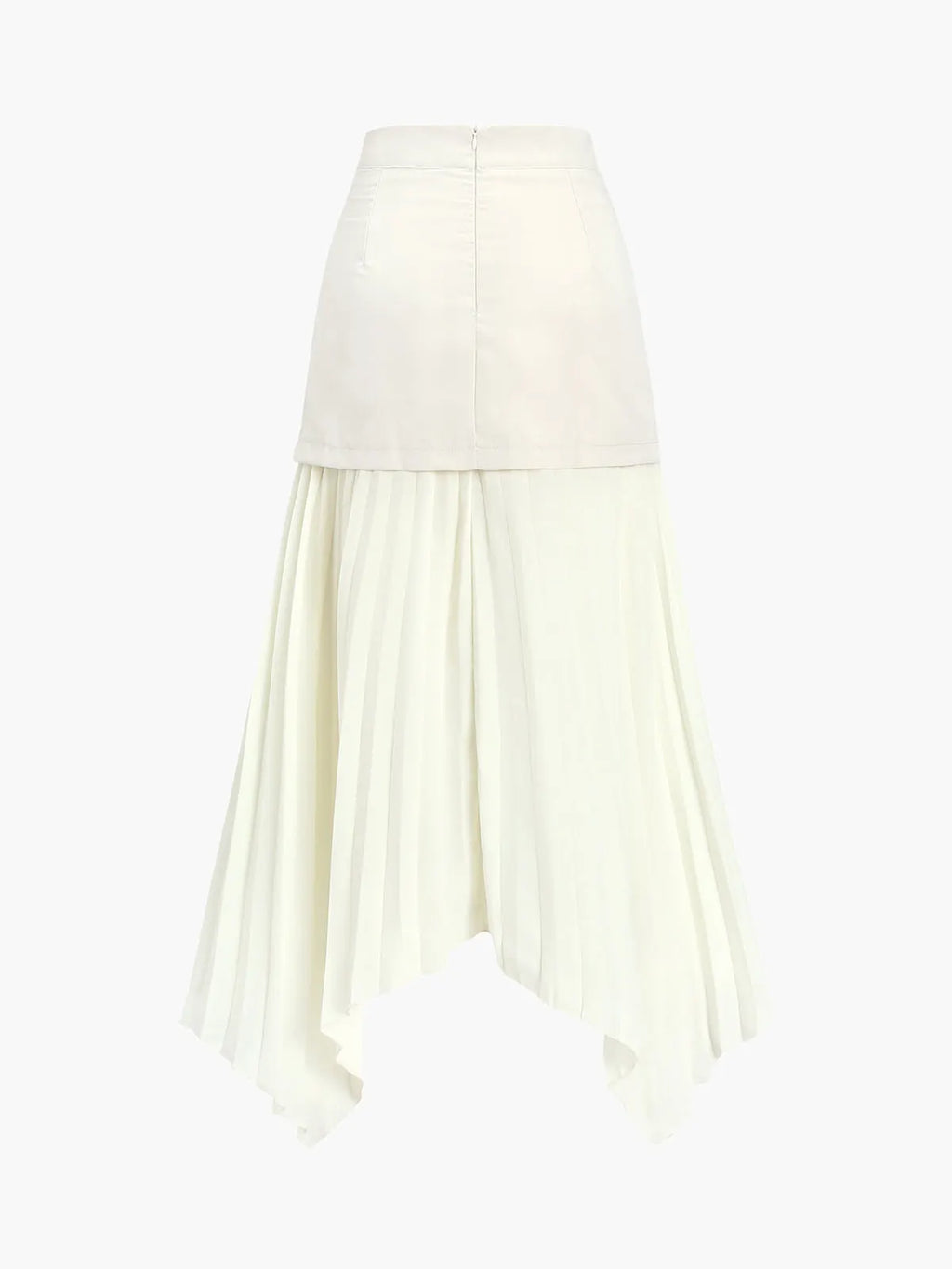 Irregular Fold Buttons Long Skirt