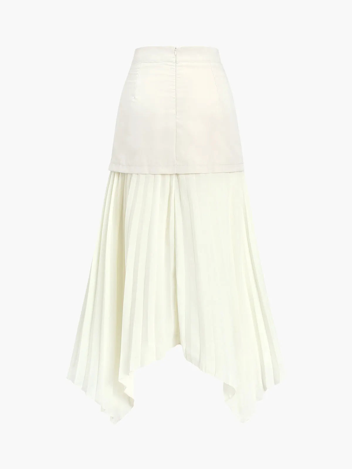 Irregular Fold Buttons Long Skirt