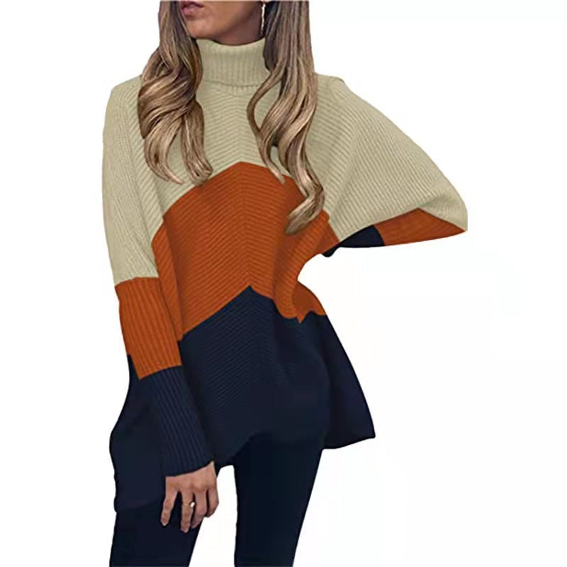 Women'S Half-High Collar Mid-Length Sweater