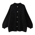 Stylish Solid Color Casual Bat-Sleeved Sweater Jacket