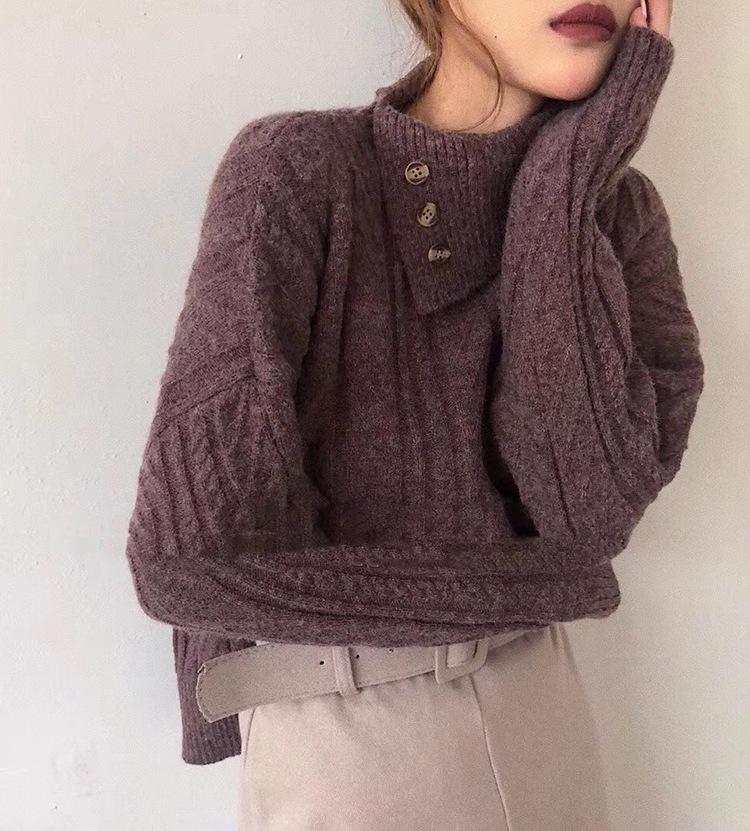 Thick Cashmere Turtleneck Sweater