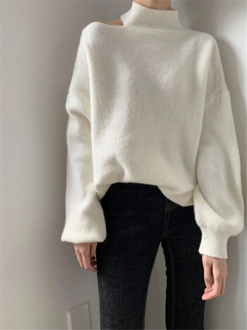 Irregular temperament sweater