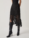 Delicate Circle Lace Crotchet Skirt
