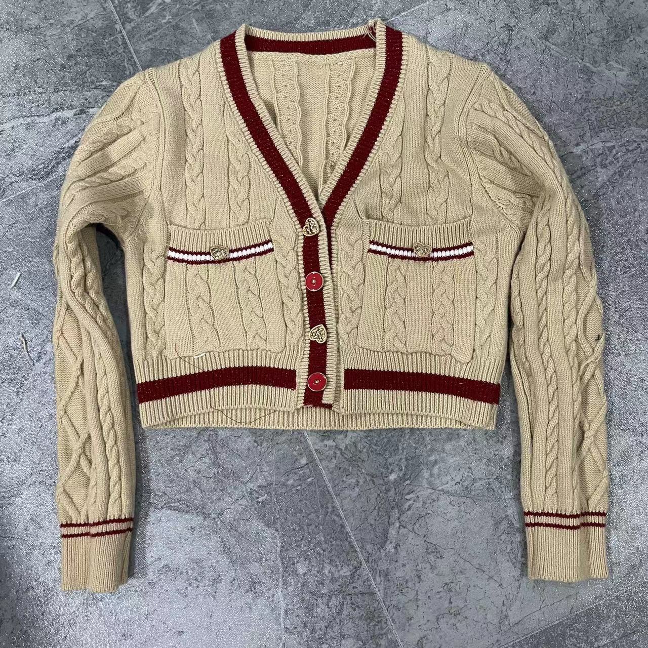 Vintage French Style Sweater Women's Jacket