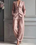 Fashion Casual Blazer & Trousers Two-piece Set