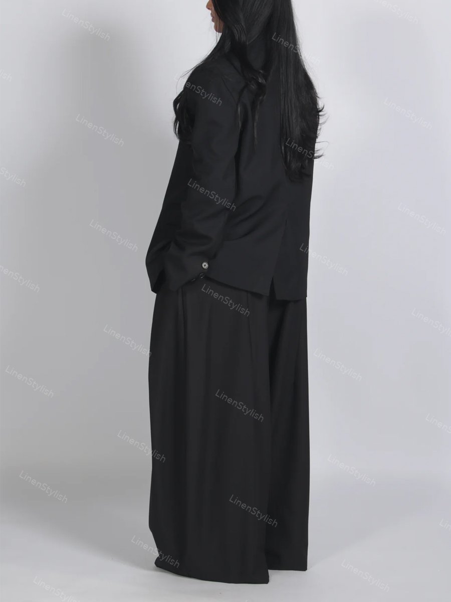 Fashion Commuter Design Blazer & Pants Two-piece Set