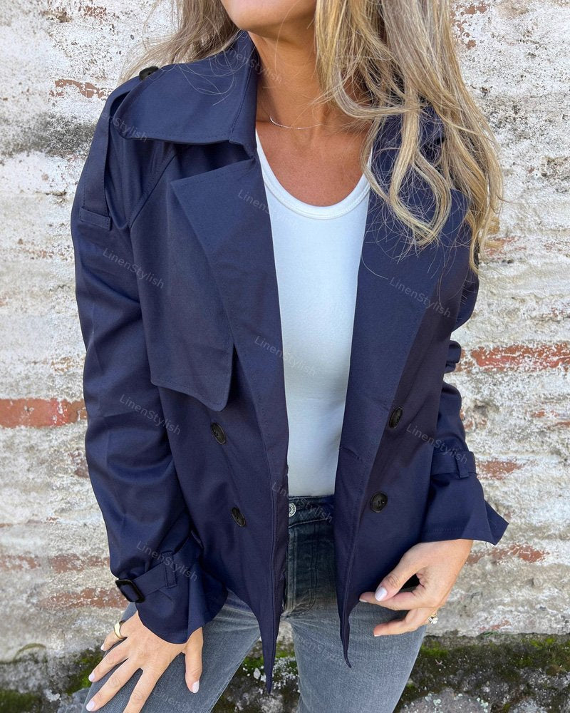 Double-breasted Trench Coat Jacket