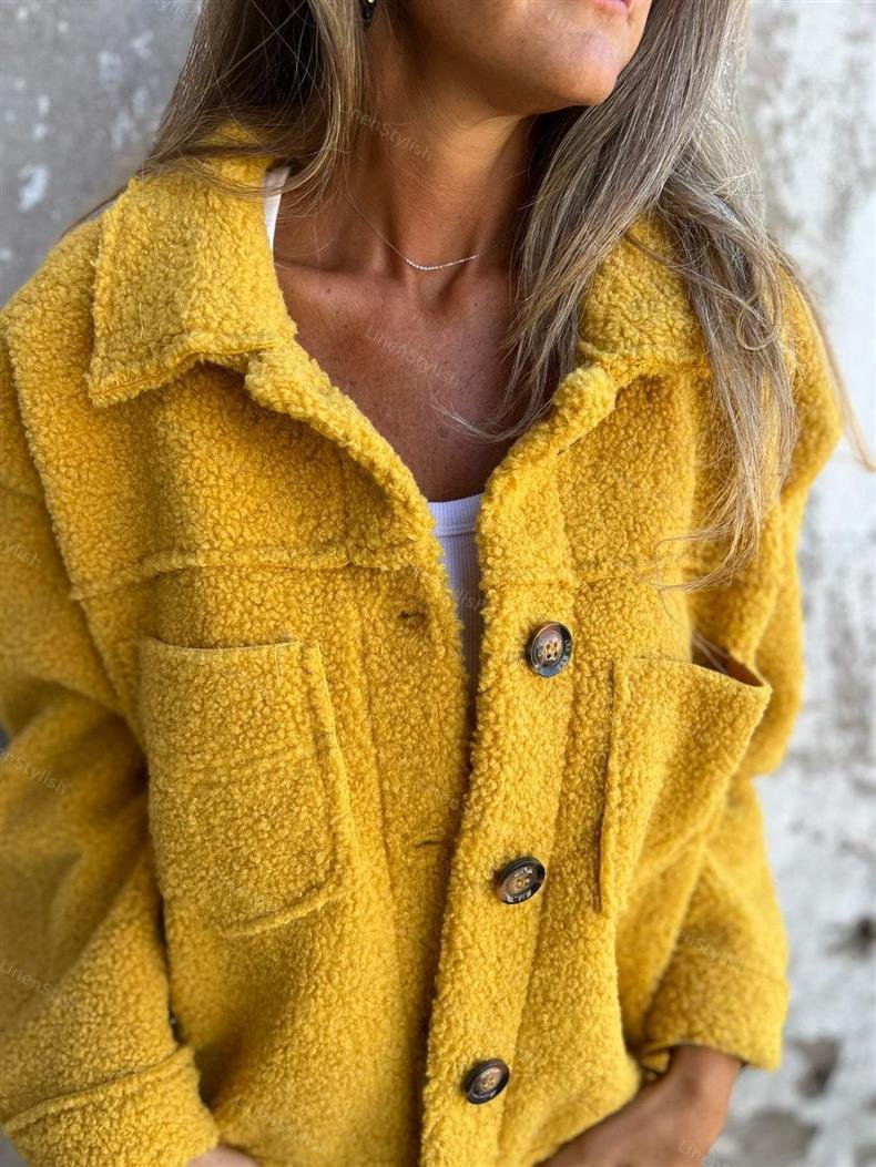 Lasel Pocket Lambskin Coat