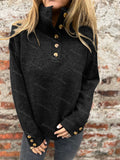 Loose Stand-collar Sweater